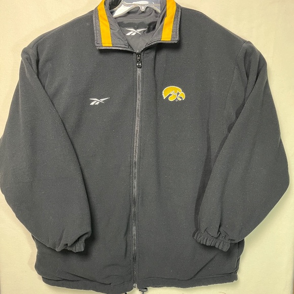 Iowa Hawkeye Reversible Jacket Reebok Mens XL - Picture 5 of 8